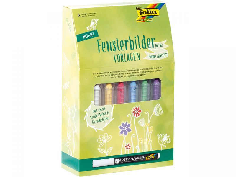 Folia Window Color Antik Set - Kreativ-Set Für Fenstermalfarben